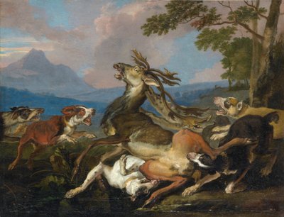 The Stag Hunt by Abraham Danielsz. Hondius